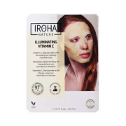Iroha Nature - Masque facial illuminateur et hydratant - Vitamine C + Acide Hyaluronique