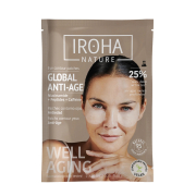 Iroha Nature - Patchs anti-rides, anti-poches et éclaircissants Global Eye Care - Niacinamide, Caféine et Peptides