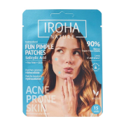 Iroha Nature - Patchs anti-boutons à l'acide salicylique, à l'arbre à thé et au CICA Fun