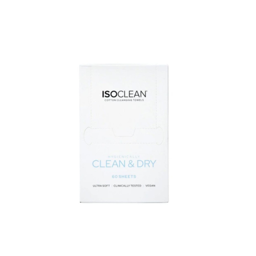 ISOCLEAN - Lingettes jetables en coton - 60 uds