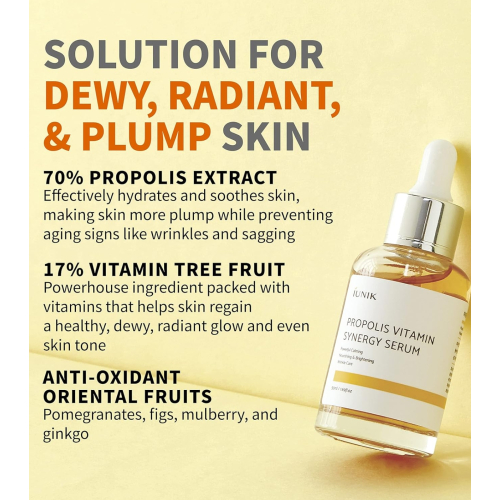 iUNIK - Sérum visage Propolis Vitamin Synergy - Peau sèche