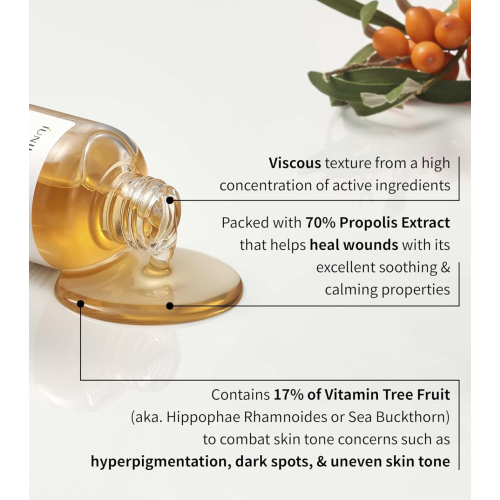 iUNIK - Sérum visage Propolis Vitamin Synergy - Peau sèche