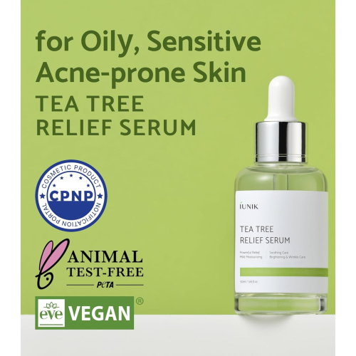 iUNIK - Sérum visage Tea Tree Relief - Peau acnéique