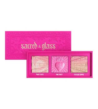 Jeffree Star Cosmetics - *Pink Religion* - Surligneur Trio Sacred Glass