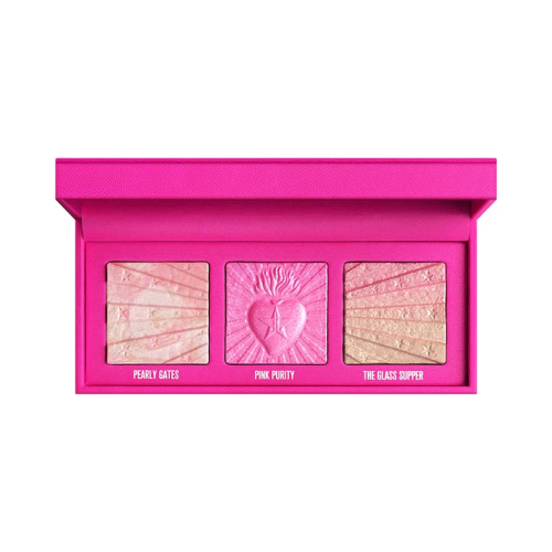 Jeffree Star Cosmetics - *Pink Religion* - Surligneur Trio Sacred Glass