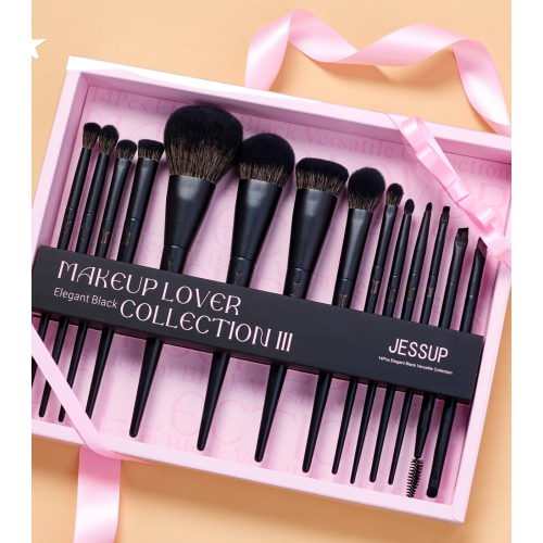 Jessup Beauty - *Collection III* - Coffret de pinceaux avec boîte - Elegant Black