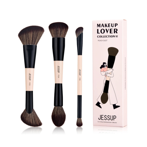 Jessup Beauty - *Collection VI* - Coffret de 3 pinceaux - Peach Dust T600