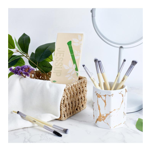 Jessup Beauty - *Eco-Friendly Makeup* - Ensemble de 8 pinceaux - T328: Burlywood