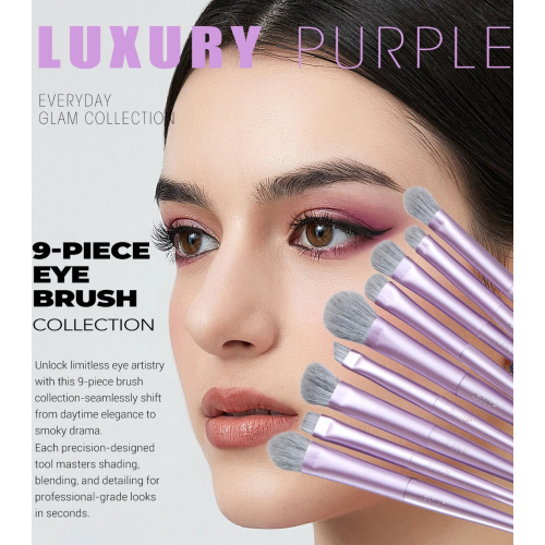 Jessup Beauty - *Everyday Glam* - Coffret de pinceaux 14pc Luxury Purple - T512