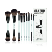 Jessup Beauty - *Makeup Lover Collection V* - Lot de 10 pinceaux - Bright Cyan