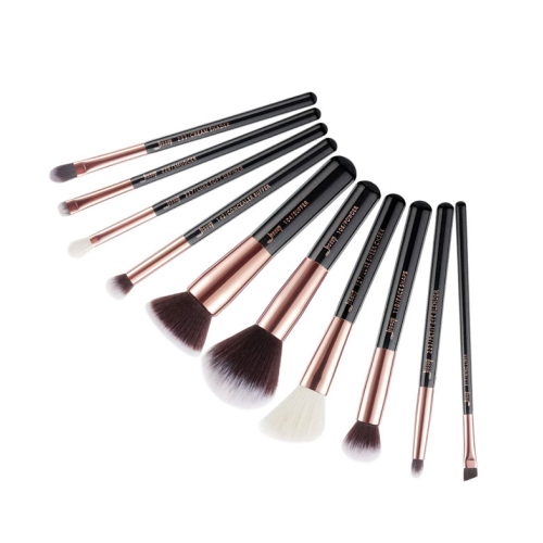 Jessup Beauty - Ensemble de 10 pinceaux - T156: Black/Rose Gold