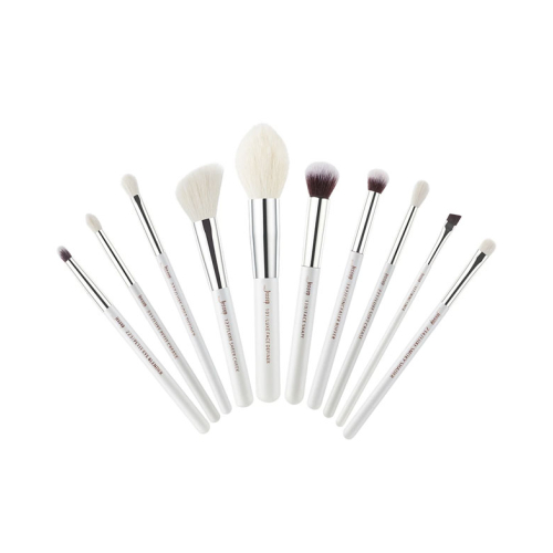 Jessup Beauty - Set de pinceaux 10 pcs - T243: White/Silver