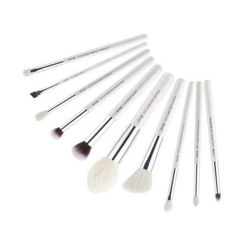 Jessup Beauty - Set de pinceaux 10 pcs - T243: White/Silver