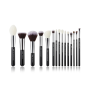 Jessup Beauty - Set de pinceaux 15 pcs - T180: Black/Silver