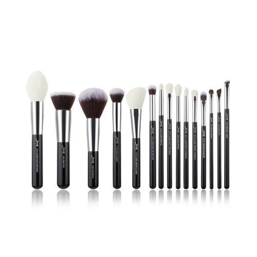 Jessup Beauty - Set de pinceaux 15 pcs - T180: Black/Silver