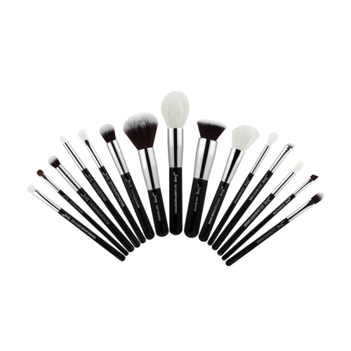 Jessup Beauty - Set de pinceaux 15 pcs - T180: Black/Silver