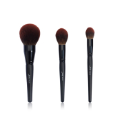 Jessup Beauty - Ensemble de 3 pinceaux Black Shimmer Collection - T274: Makeup Lover (Phantom Black)