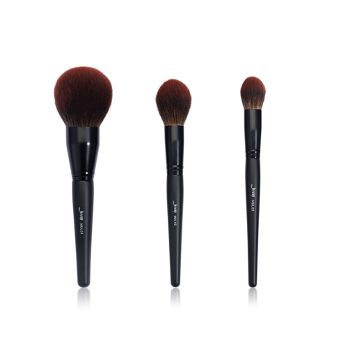 Jessup Beauty - Ensemble de 3 pinceaux Black Shimmer Collection - T274: Makeup Lover (Phantom Black)