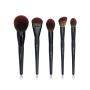 Jessup Beauty - Ensemble de 5 pinceaux Black Face Collection - T273: Makeup Lover (Phantom Black)
