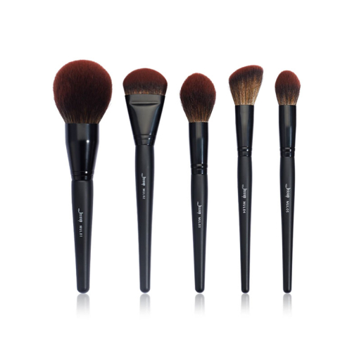 Jessup Beauty - Ensemble de 5 pinceaux Black Face Collection - T273: Makeup Lover (Phantom Black)