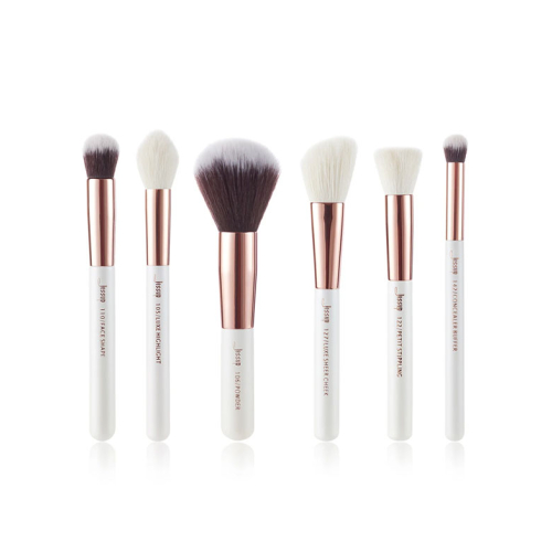 Jessup Beauty - Set de pinceaux 6 pcs - T224: White/Rose Gold