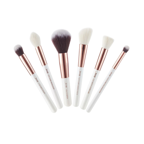 Jessup Beauty - Set de pinceaux 6 pcs - T224: White/Rose Gold