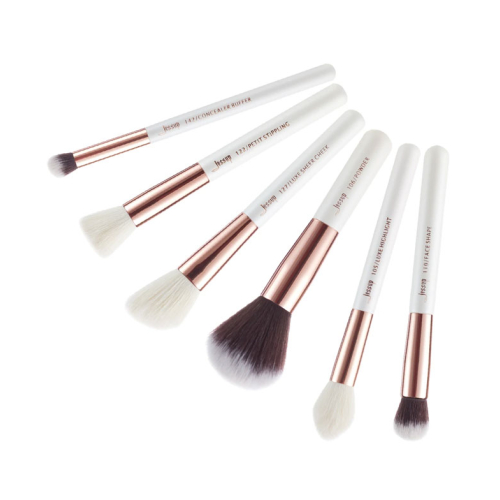 Jessup Beauty - Set de pinceaux 6 pcs - T224: White/Rose Gold