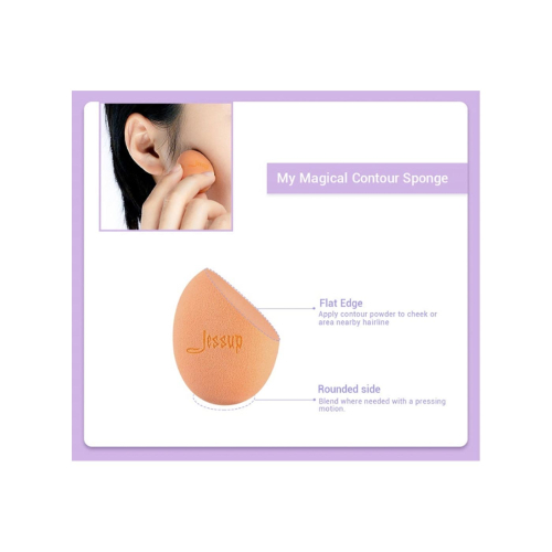 Jessup Beauty - Ensemble d'éponges et sac à cosmétiques My Magical Makeup Sponges