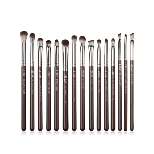 Jessup Beauty - *The Artists Eye Brush* - Ensemble de 15 pinceaux - Shimmer Brown