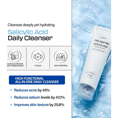 Jumiso - Nettoyant visage à l'acide salicylique purifiant les pores