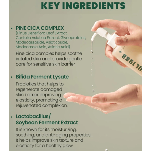 K-Secret - *Seoul 1988* - Huile nettoyante Pine CICA 1% + Probiotics