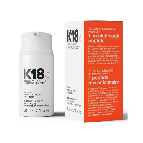 K18 - Masque réparateur sans rinçage Leave-In Molecular Repair - 50ml