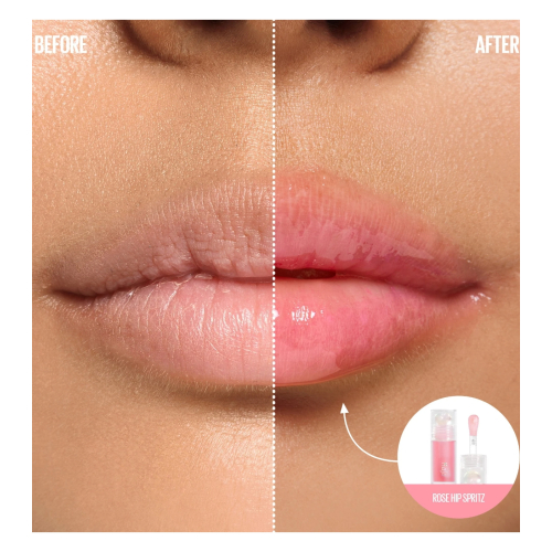 Kaja - Huile à lèvres Juicy Glass - 01: Rose Hip Spritz