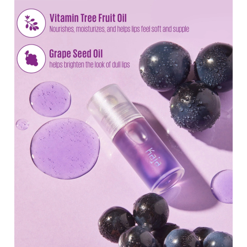 Kaja - Huile à lèvres Juicy Glass - 04: Grape Glowtini