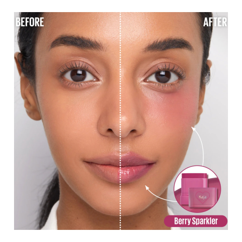 Kaja - Baume multi-stick pour les lèvres et les joues Dewy Bar - Berry Sparkler