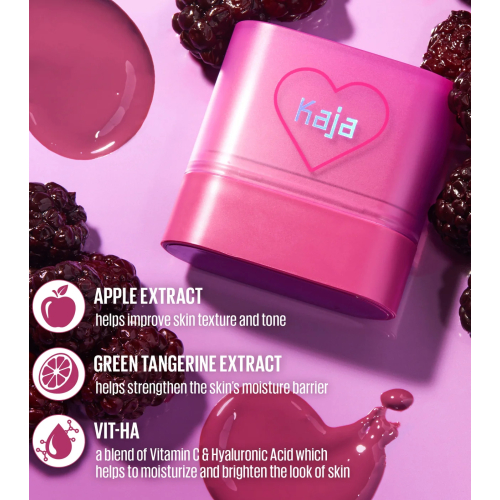 Kaja - Baume multi-stick pour les lèvres et les joues Dewy Bar - Berry Sparkler