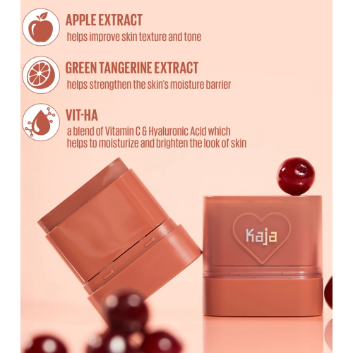 Kaja - Baume multi-stick pour les lèvres et les joues Dewy Bar - Cranberry Cooler