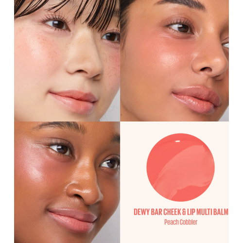Kaja - Baume multi-stick pour les lèvres et les joues Dewy Bar - Peach Cobbler
