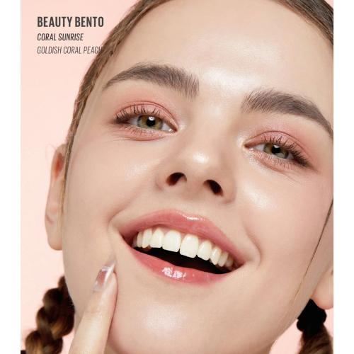 Kaja - Fard à paupières 3 en 1 Beauty Bento - Coral Sunrise
