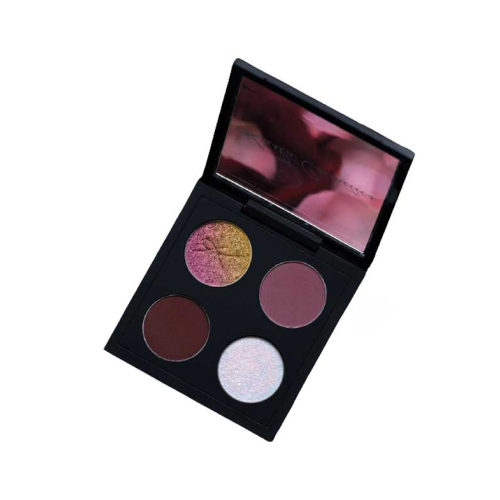 Karla Cosmetics - Palette de fards à paupières multi-chromes Romance Quad