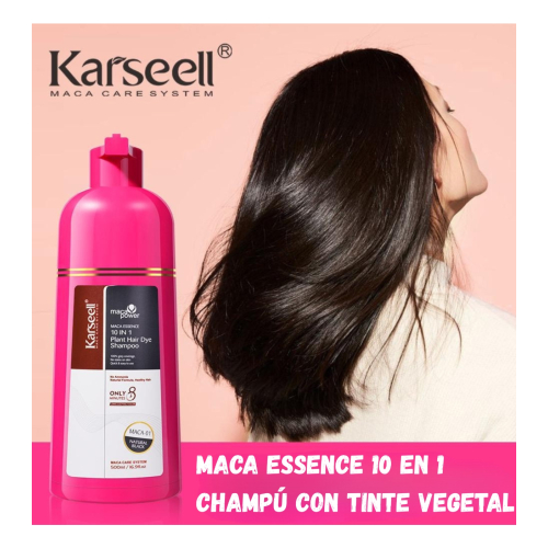 Karseell - Shampoing colorant 10 en 1 - Noir
