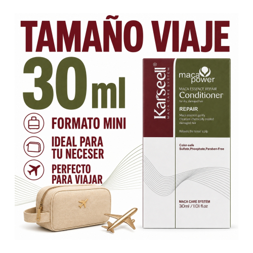 Karseell - *Maca Power* - Après-shampooing réparation intensiva - Taille mini