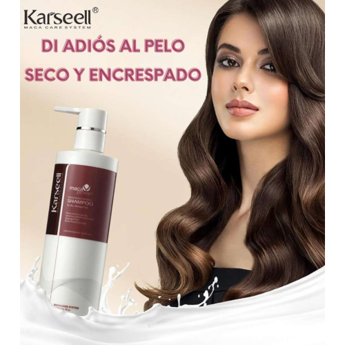Karseell - *Maca Power* - Shampoing pour cheveux abîmés