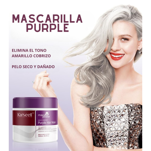 Karseell - *Maca Power* - Masque violet neutralisant Blonde