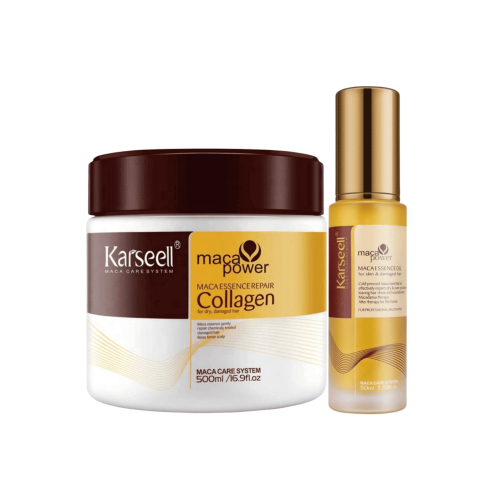 Karseell - *Maca Power* - Coffret de soin réparateur Masque + Huile sérum