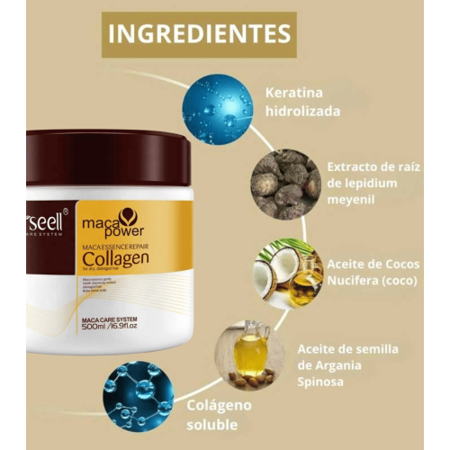 Karseell - *Maca Power* - Coffret de soin réparateur Masque + Huile sérum