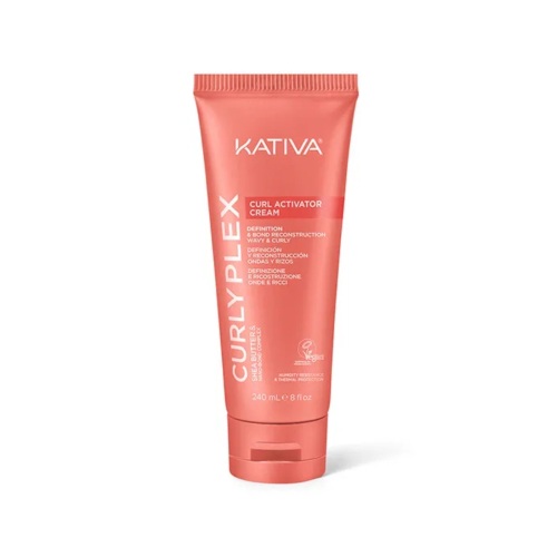 Kativa - *Curly Plex* - Crème activatrice de boucles - Cheveux ondulés