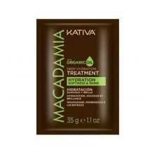 Kativa - Masque soin hydratation profonde Macadamia - Format voyage