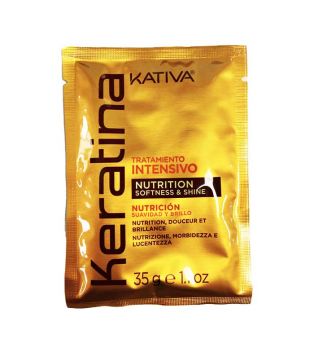 Kativa - Masque de soin nourrissant intensif Keratina - Format voyage