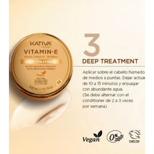 Kativa - Masque Ultra Réparateur et Fortifiant